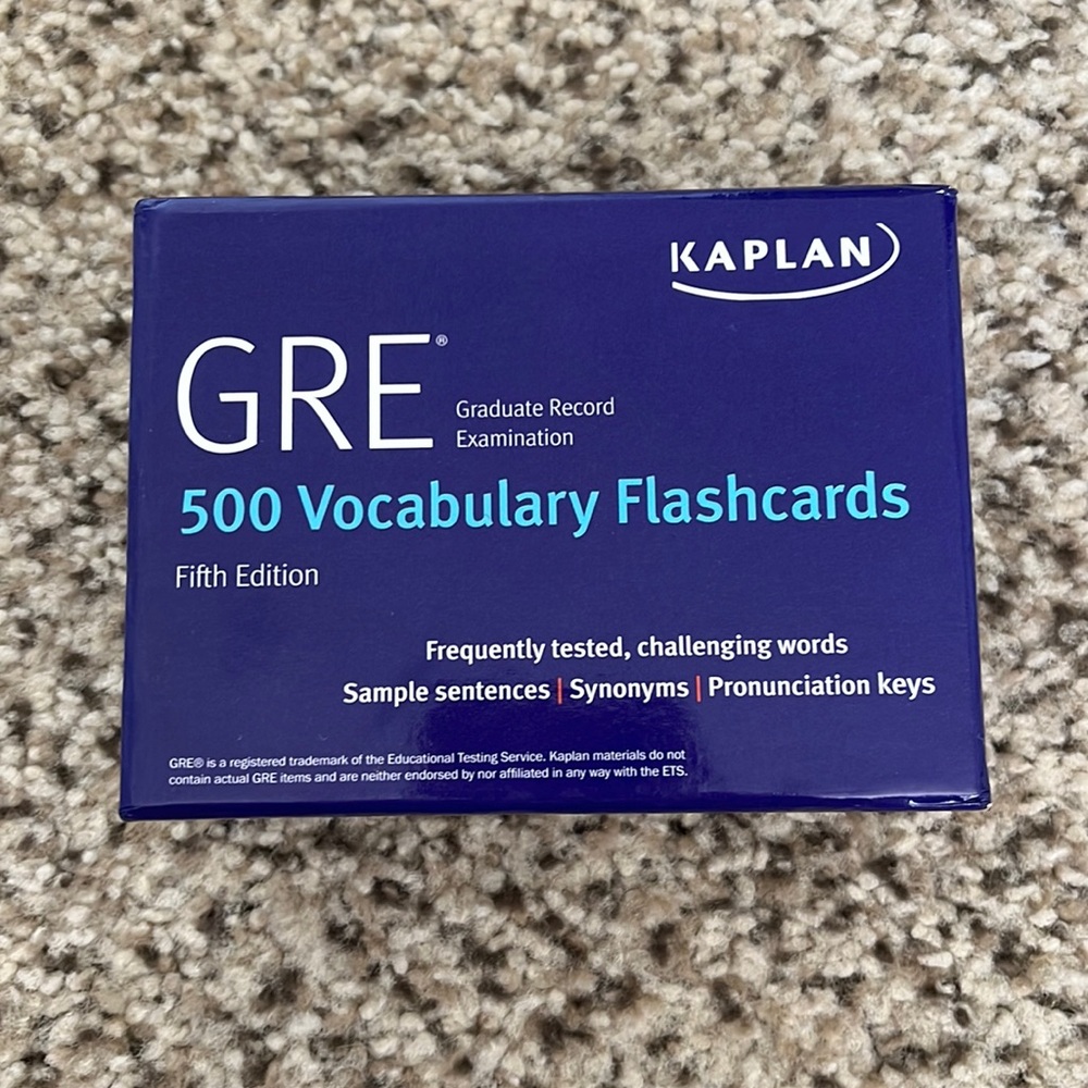 KAPLAN GRE 500 Vocabulary Flashcards